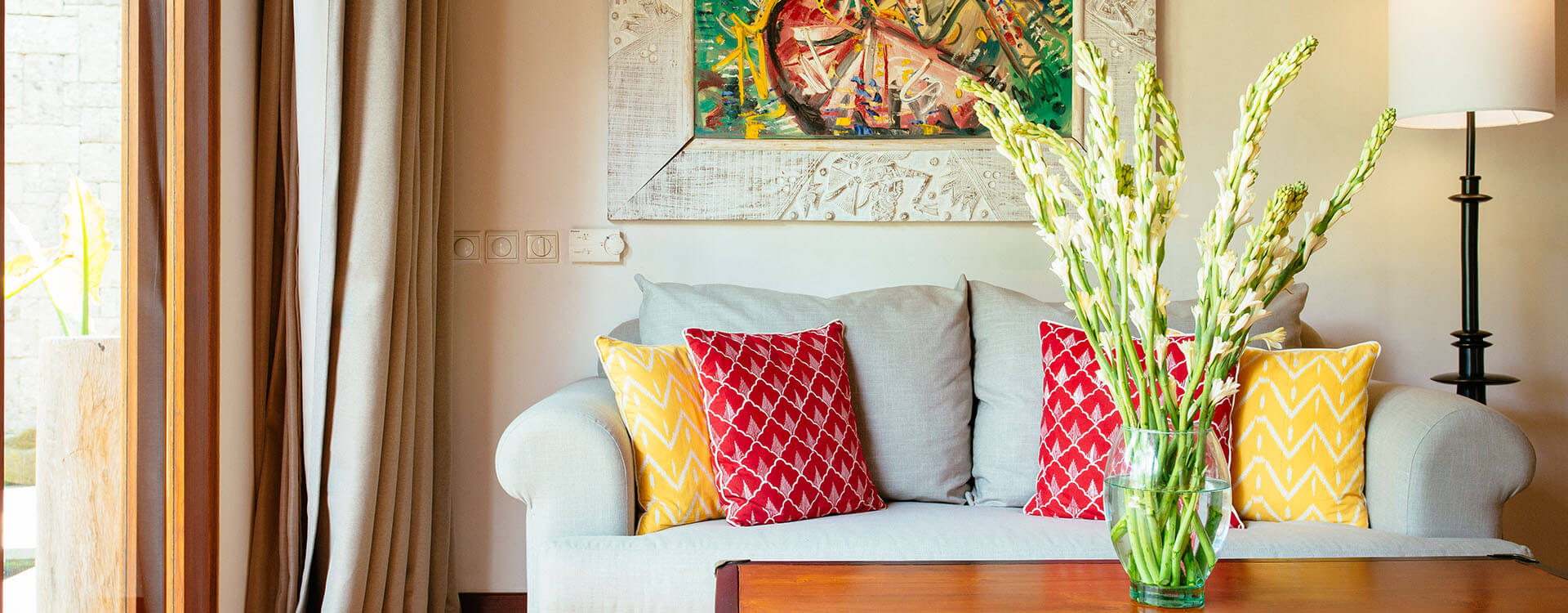 Villa Semarapura - Bedroom two sofa